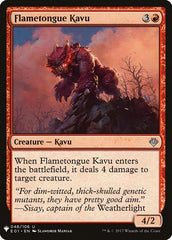 Flametongue Kavu [Mystery Booster] | Tabernacle Games