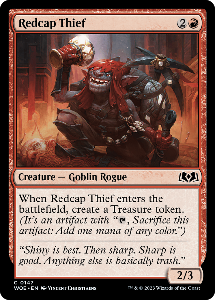 Redcap Thief [Wilds of Eldraine] | Tabernacle Games