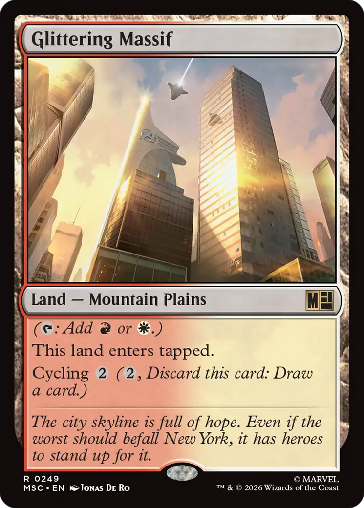 Glittering Massif [Marvel Super Heroes Commander] | Tabernacle Games