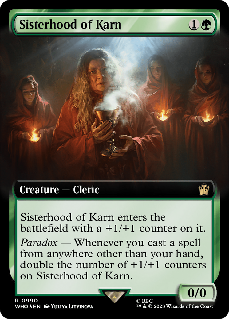 Sisterhood of Karn (Extended Art) (Surge Foil) [Doctor Who] | Tabernacle Games
