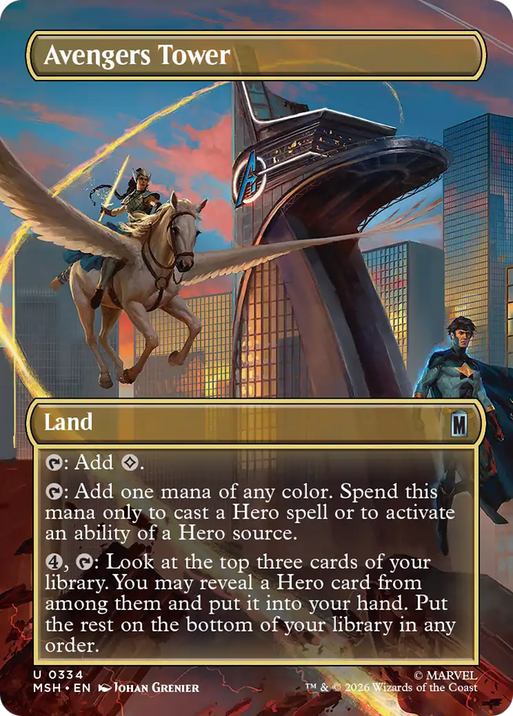 Avengers Tower (Borderless) [Marvel Super Heroes] | Tabernacle Games