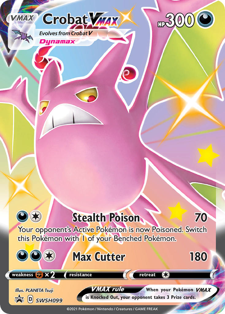 Crobat VMAX (SWSH099) (Jumbo Card) [Sword & Shield: Black Star Promos] | Tabernacle Games