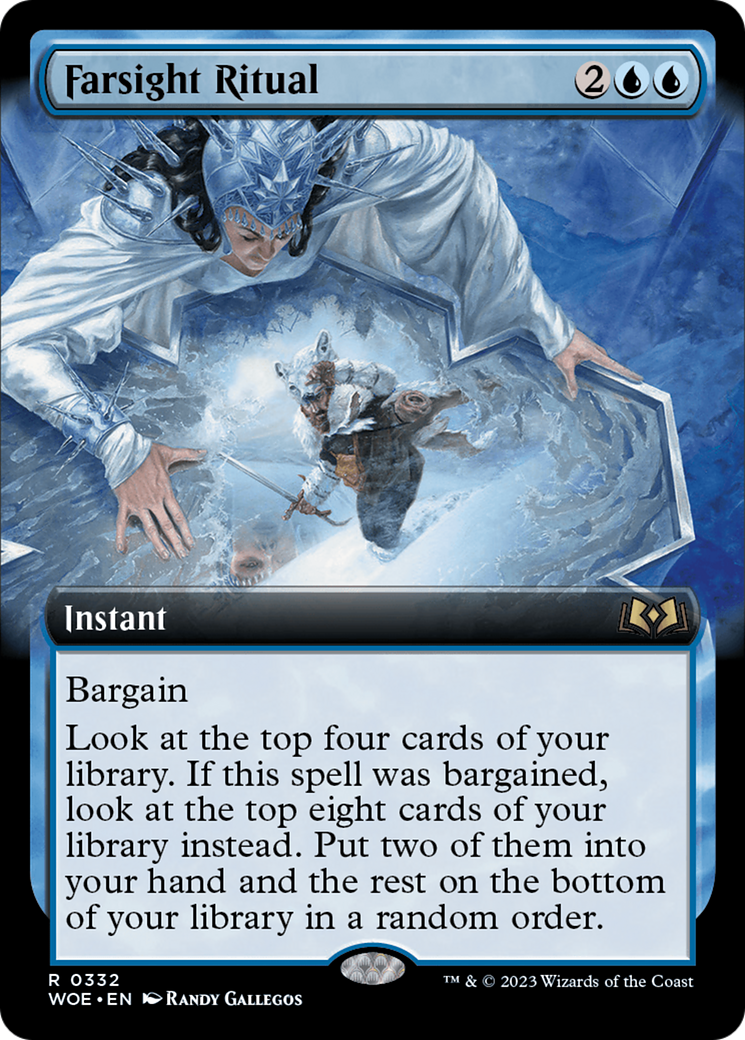 Farsight Ritual (Extended Art) [Wilds of Eldraine] | Tabernacle Games