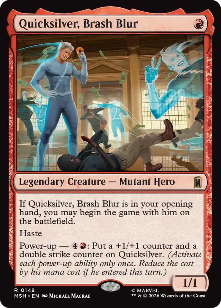 Quicksilver, Brash Blur [Marvel Super Heroes] | Tabernacle Games