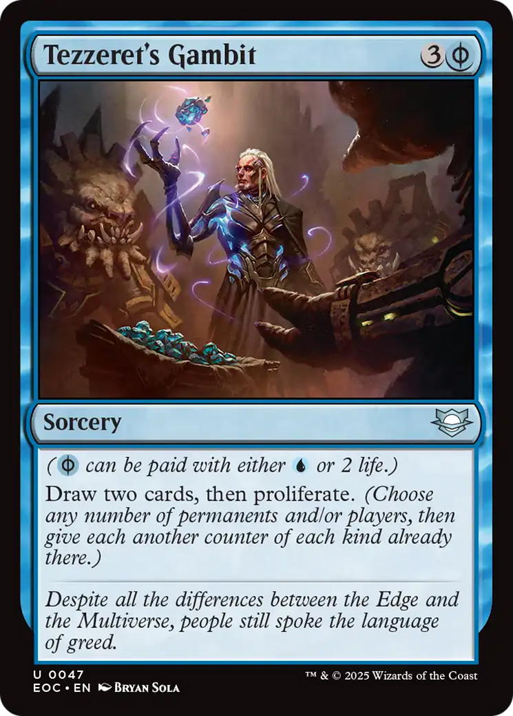 Tezzeret's Gambit [Edge of Eternities Commander] | Tabernacle Games