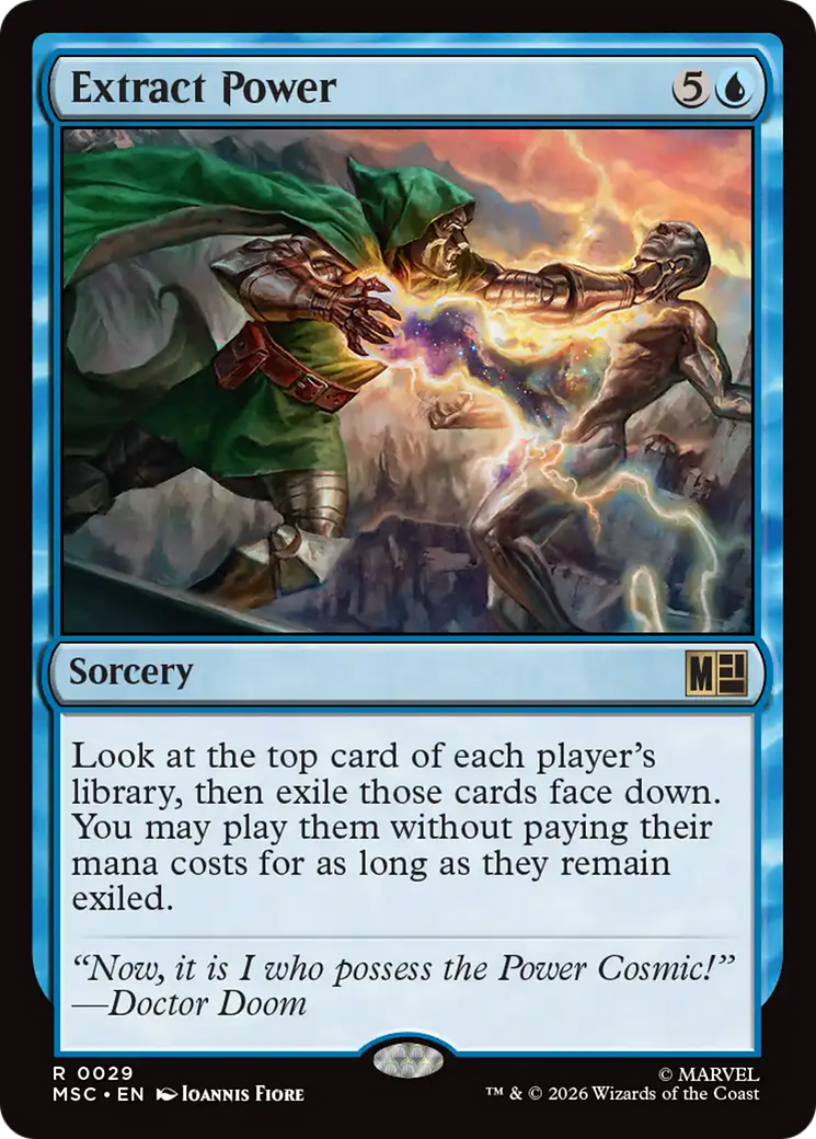 Extract Power (Surge Foil) [Marvel Super Heroes Commander] | Tabernacle Games