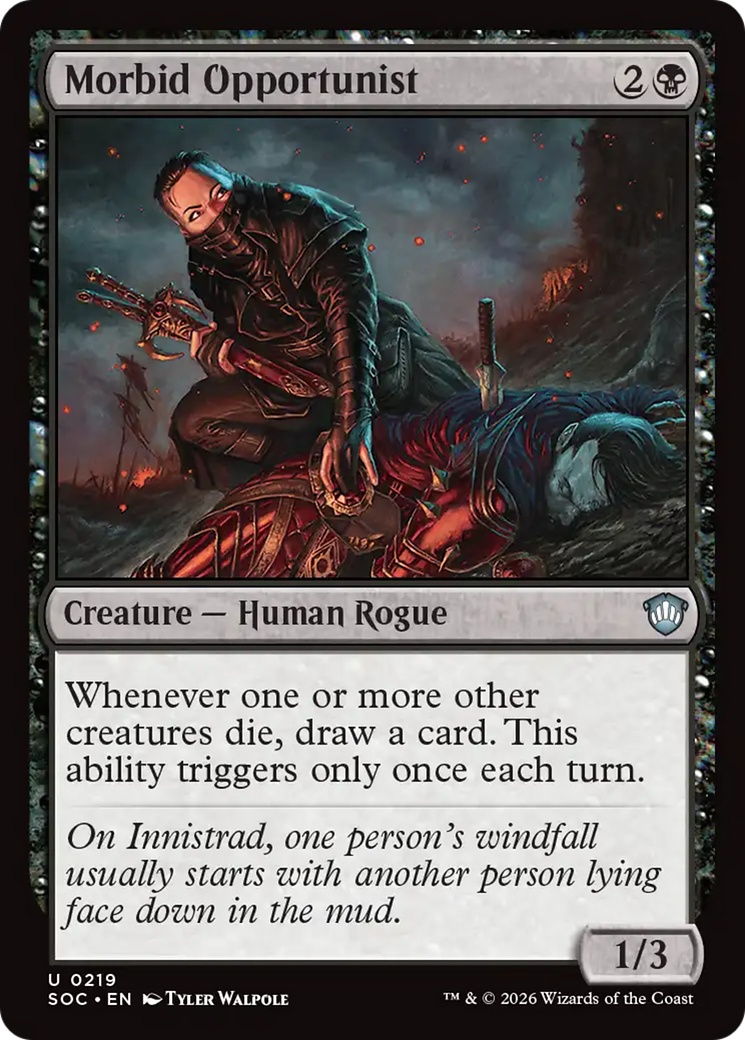 Morbid Opportunist [Secrets of Strixhaven Commander] | Tabernacle Games