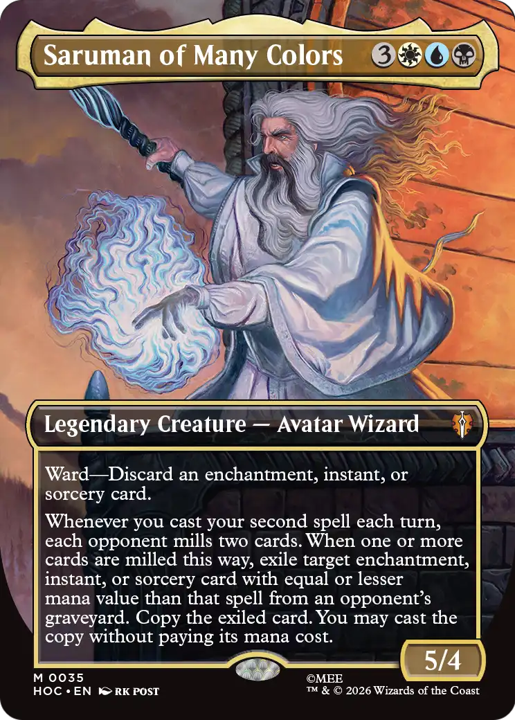 Saruman of Many Colors (Borderless) [The Hobbit: Eternal-Legal] | Tabernacle Games