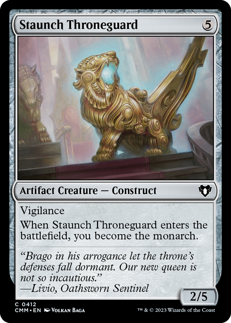 Staunch Throneguard [Commander Masters] | Tabernacle Games