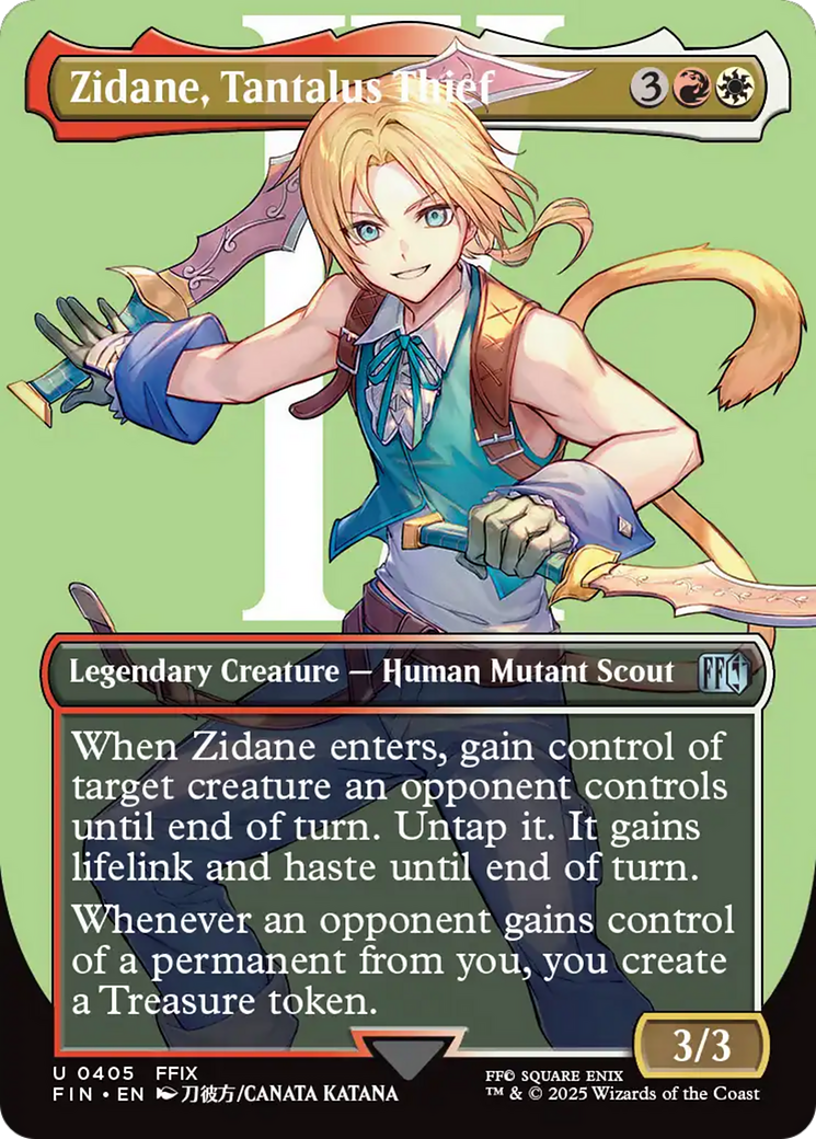 Zidane, Tantalus Thief (Borderless) [FINAL FANTASY] | Tabernacle Games