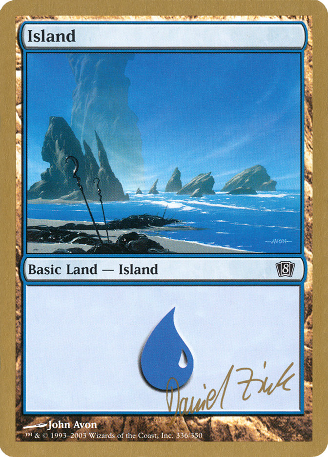 Island (dz336) (Daniel Zink) [World Championship Decks 2003] | Tabernacle Games