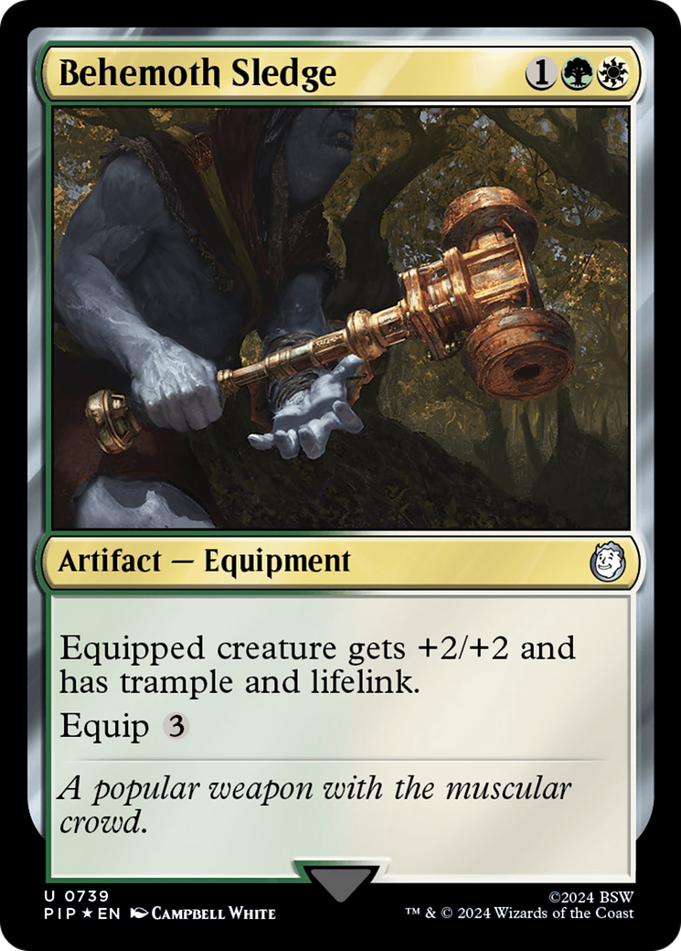 Behemoth Sledge (Surge Foil) [Fallout] | Tabernacle Games
