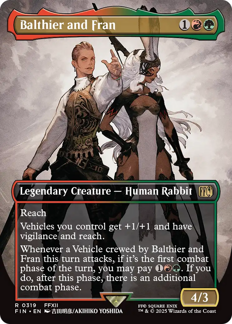 Balthier and Fran (Borderless) (0319) [FINAL FANTASY] | Tabernacle Games