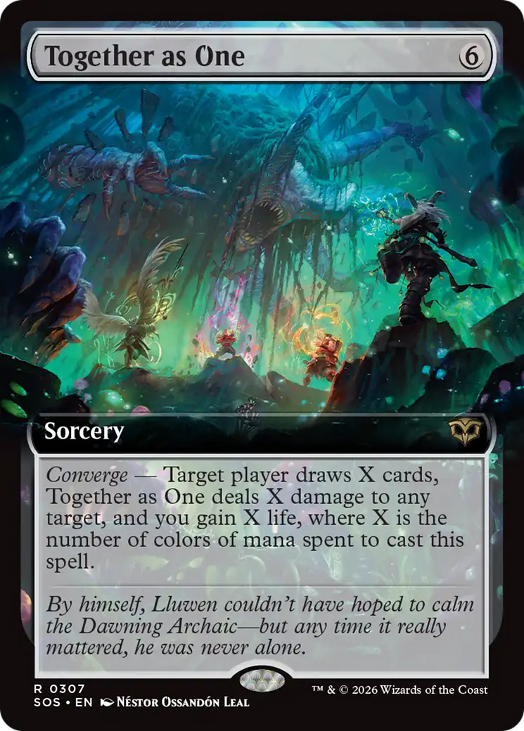 Together as One (Extended Art) [Secrets of Strixhaven] | Tabernacle Games