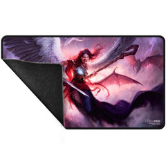 ULTRA PRO Magic: The Gathering: Commander Series 5 Black Stitched Playmat Kaalia of the Vast | Tabernacle Games