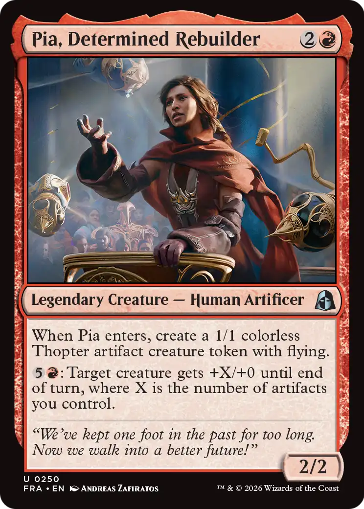 Pia, Determined Rebuilder [Reality Fracture] | Tabernacle Games