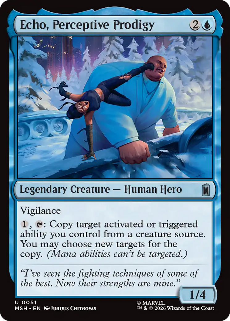 Echo, Perceptive Prodigy [Marvel Super Heroes] | Tabernacle Games