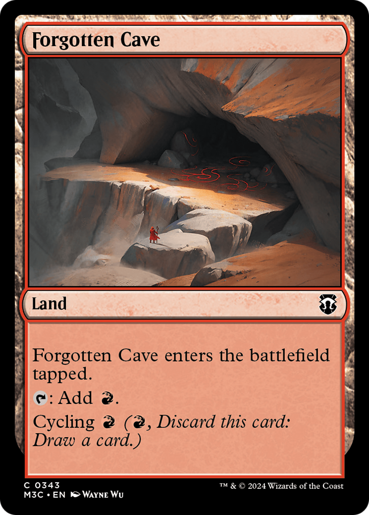Forgotten Cave (Ripple Foil) [Modern Horizons 3 Commander] | Tabernacle Games