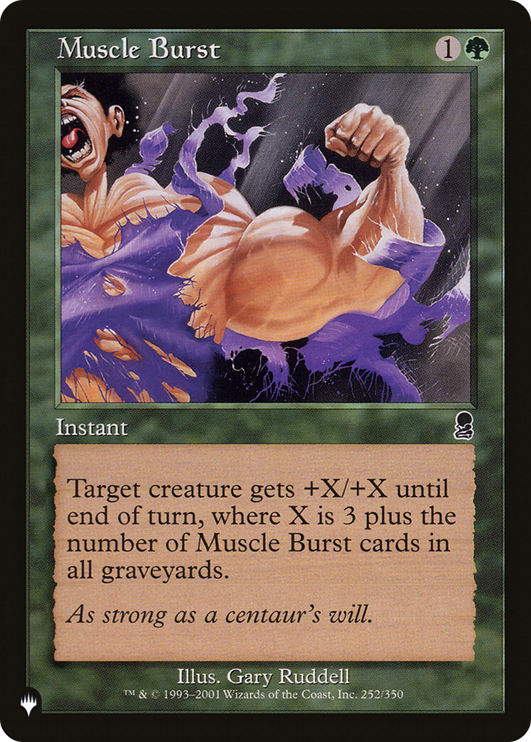 Muscle Burst [The List] | Tabernacle Games