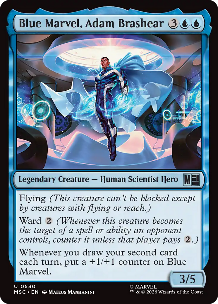 Blue Marvel, Adam Brashear [Marvel Super Heroes Commander] | Tabernacle Games