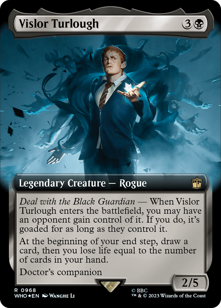 Vislor Turlough (Extended Art) (Surge Foil) [Doctor Who] | Tabernacle Games