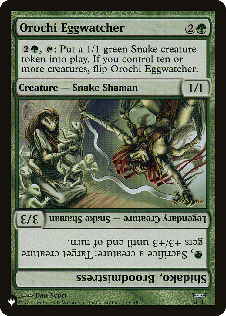 Orochi Eggwatcher // Shidako, Broodmistress [The List] | Tabernacle Games