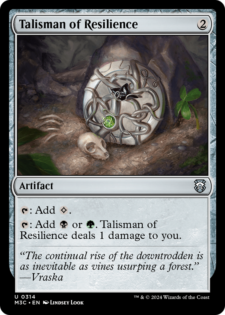 Talisman of Resilience (Ripple Foil) [Modern Horizons 3 Commander] | Tabernacle Games