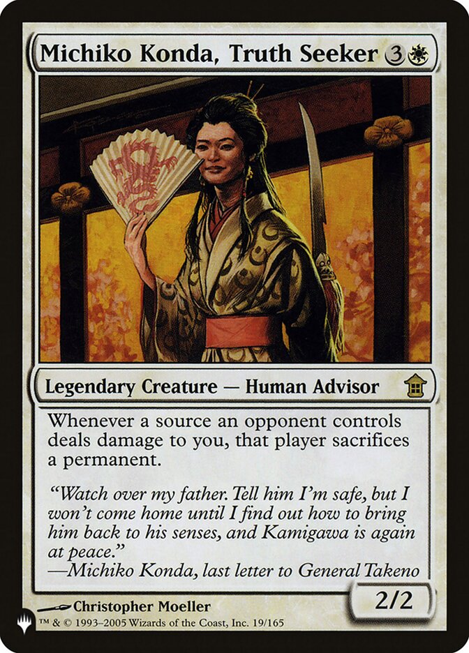Michiko Konda, Truth Seeker [The List] | Tabernacle Games