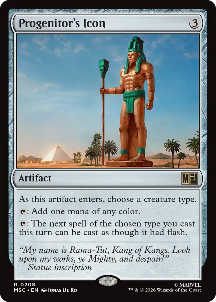 Progenitor's Icon (Surge Foil) [Marvel Super Heroes Commander] | Tabernacle Games