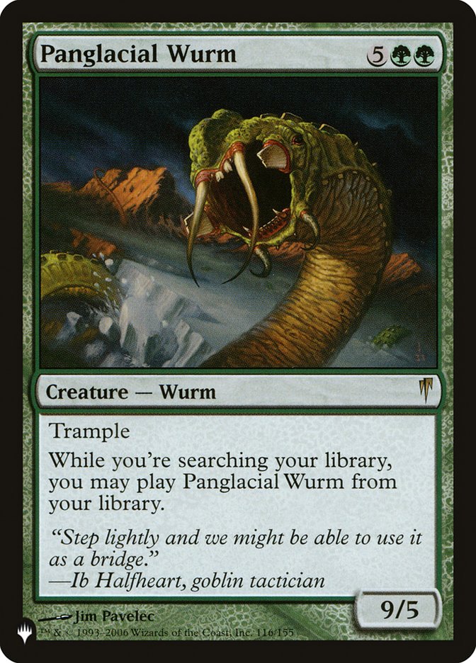 Panglacial Wurm [The List] | Tabernacle Games