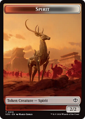 Inkling (0006) // Spirit (0010) Double-Sided Token [Secrets of Strixhaven Tokens] | Tabernacle Games