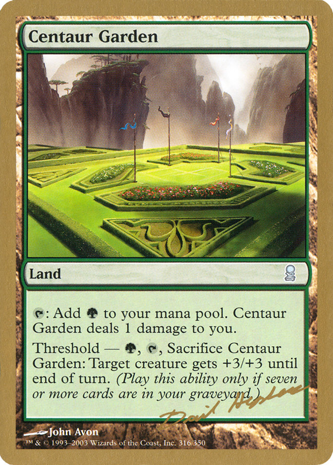 Centaur Garden (Dave Humpherys) [World Championship Decks 2003] | Tabernacle Games