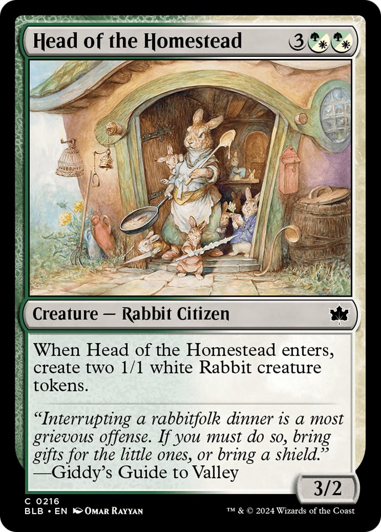 Head of the Homestead [Bloomburrow] | Tabernacle Games