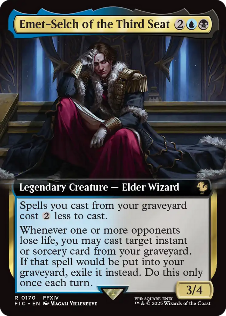 Emet-Selch of the Third Seat (Extended Art) [FINAL FANTASY Commander] | Tabernacle Games