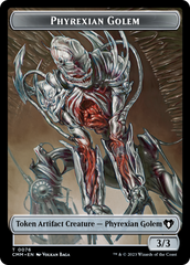 Phyrexian Golem // Ox Double-Sided Token [Commander Masters Tokens] | Tabernacle Games