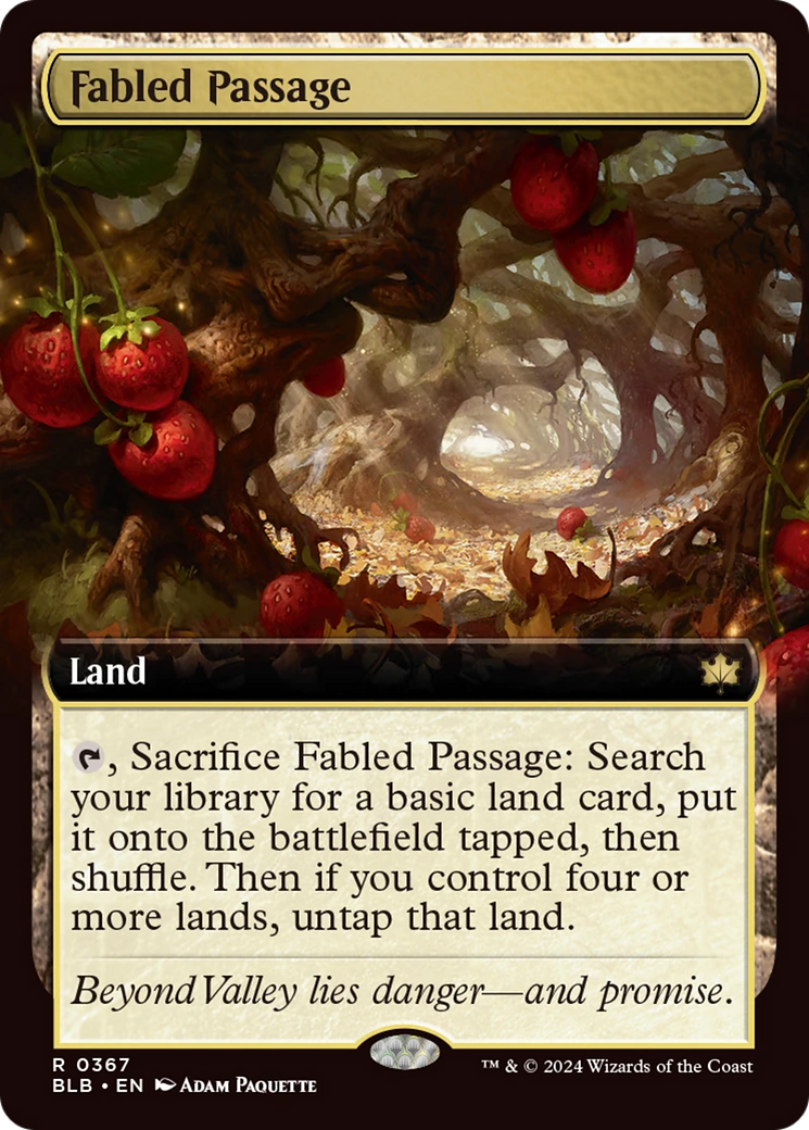 Fabled Passage (Extended Art) [Bloomburrow] | Tabernacle Games