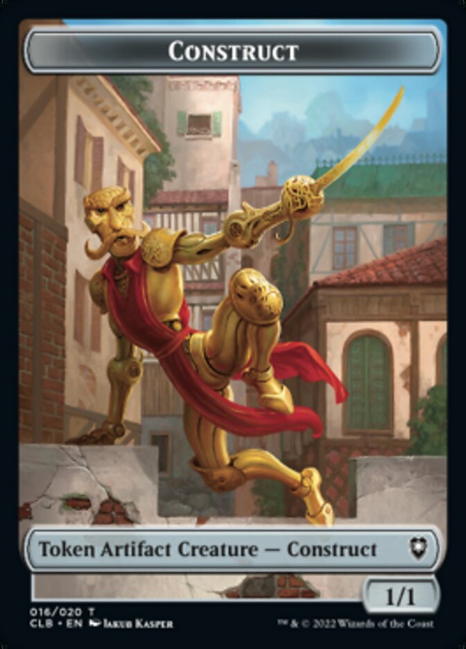 Construct Token [Commander Legends: Battle for Baldur's Gate Tokens] | Tabernacle Games