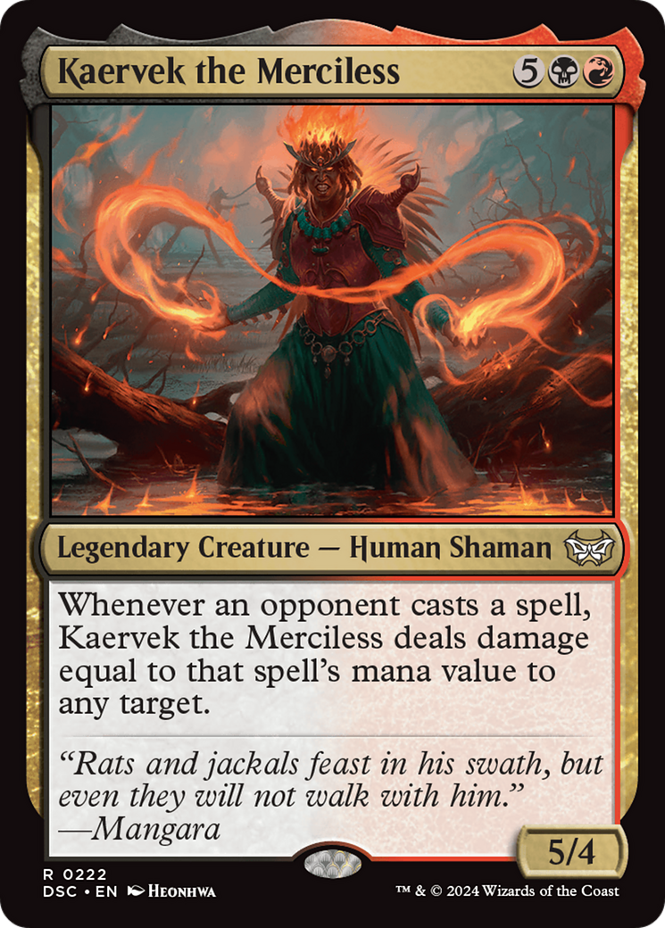 Kaervek the Merciless [Duskmourn: House of Horror Commander] | Tabernacle Games