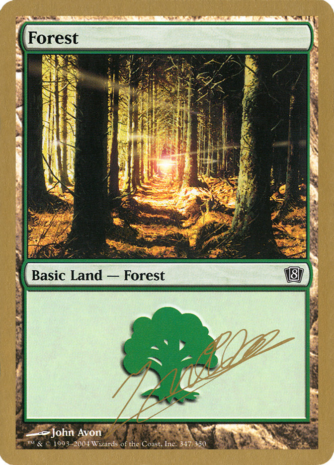 Forest (jn347) (Julien Nuijten) [World Championship Decks 2004] | Tabernacle Games