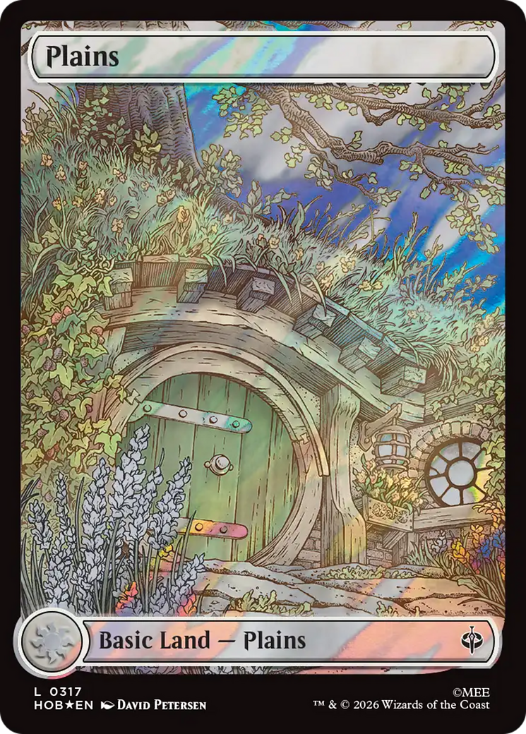 Plains (0317) (Surge Foil) [The Hobbit] | Tabernacle Games