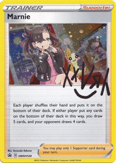 Marnie (SWSH120) [Sword & Shield: Black Star Promos] | Tabernacle Games