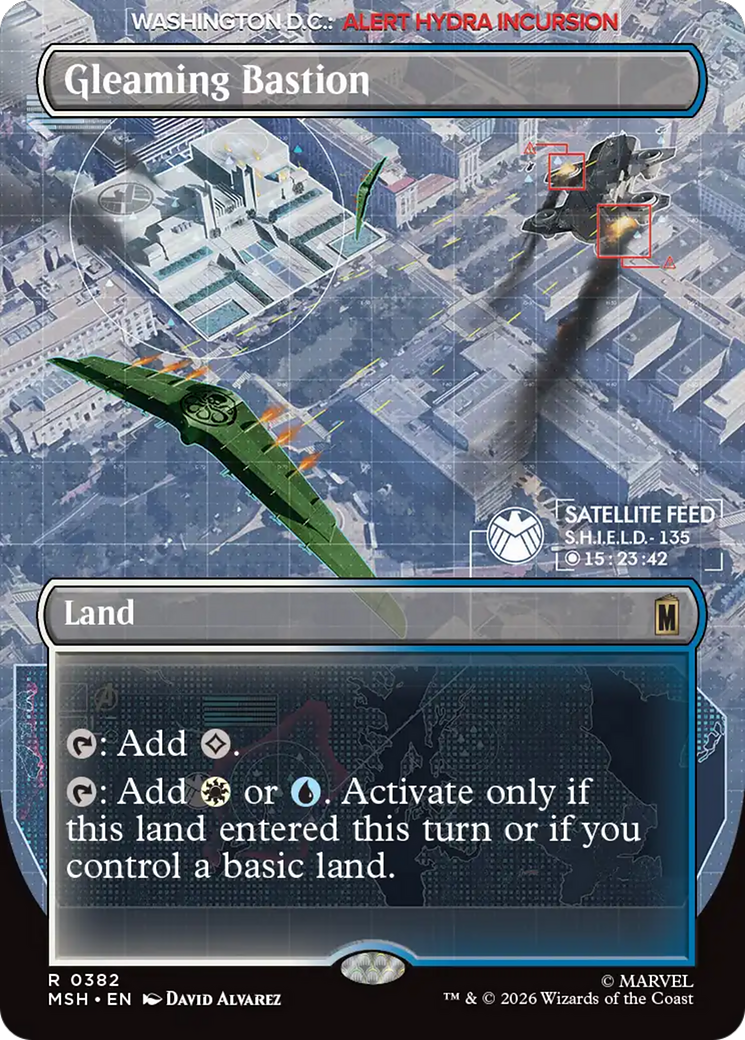 Gleaming Bastion (Borderless) [Marvel Super Heroes] | Tabernacle Games