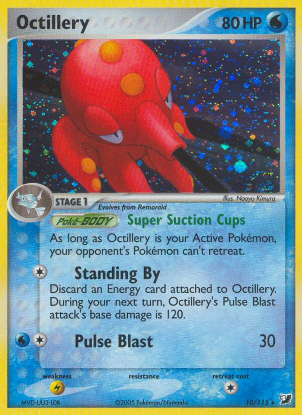 Octillery (10/115) [EX: Unseen Forces] | Tabernacle Games