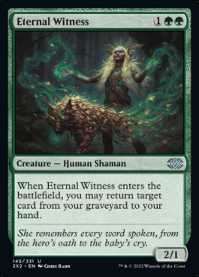 Eternal Witness [Double Masters 2022] | Tabernacle Games