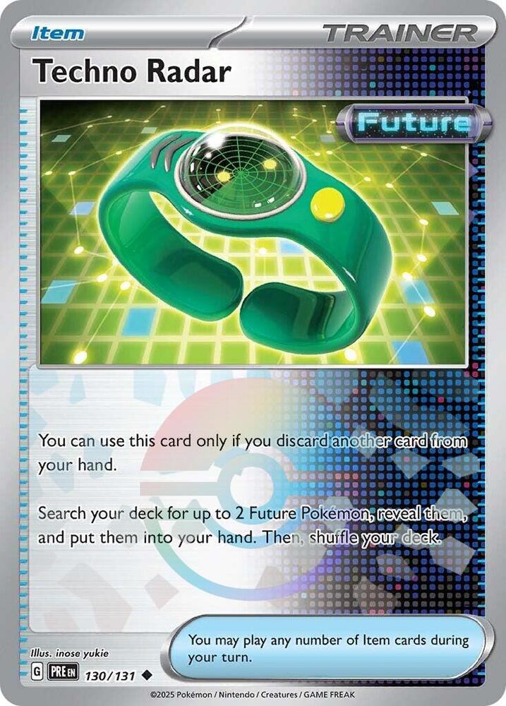 Techno Radar (130/131) (Poke Ball Pattern) [Scarlet & Violet: Prismatic Evolutions] | Tabernacle Games