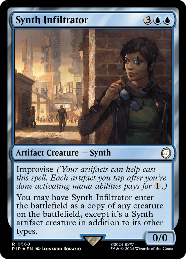 Synth Infiltrator (Surge Foil) [Fallout] | Tabernacle Games