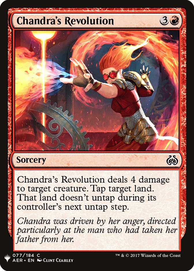 Chandra's Revolution [Mystery Booster] | Tabernacle Games