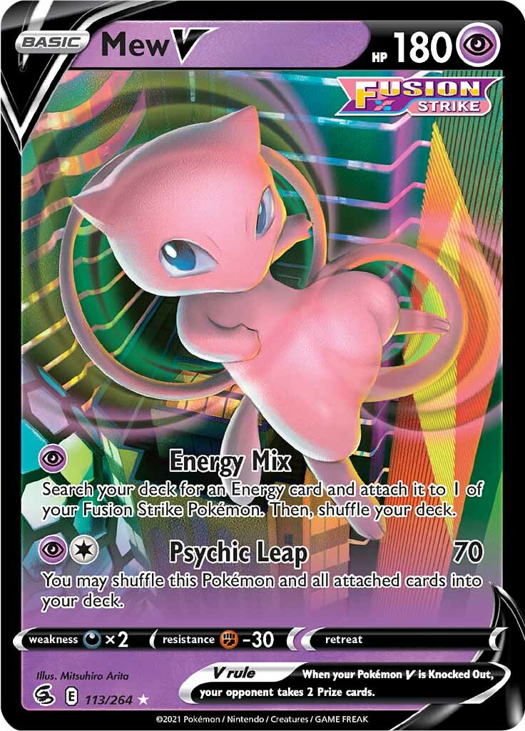 Mew V (113/264) [Sword & Shield: Fusion Strike] | Tabernacle Games