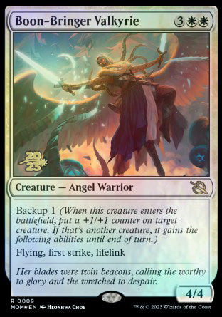 Boon-Bringer Valkyrie [March of the Machine Prerelease Promos] | Tabernacle Games