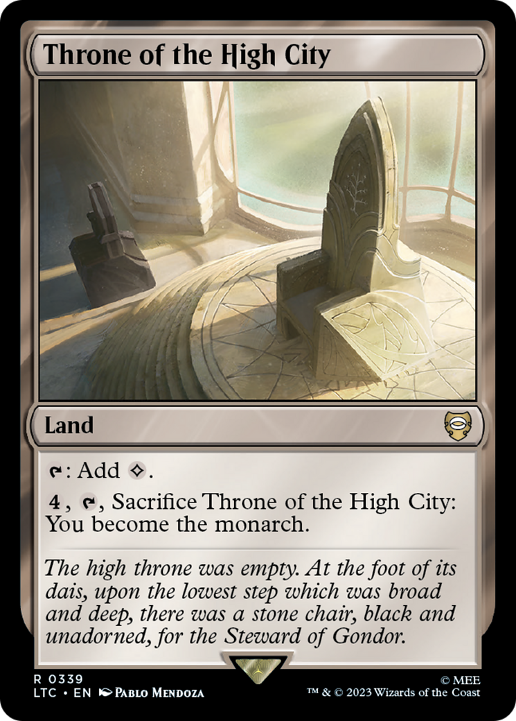 Throne of the High City [The Lord of the Rings: Tales of Middle-Earth Commander] | Tabernacle Games